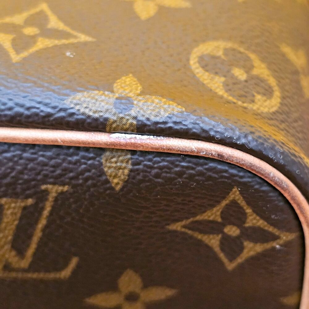 Louis Vuitton Nice Mini Vanity Case Monogram Canvas Beauty Bag Brown - Preowned - Picture 8 of 12